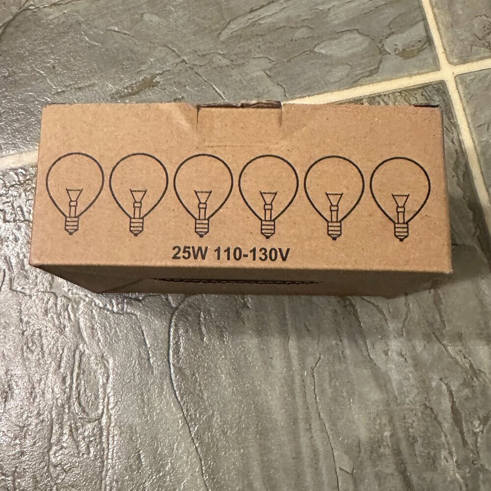 5-Pack 25W Bulbs for‎ Full Size Wax Warmers Bulbs